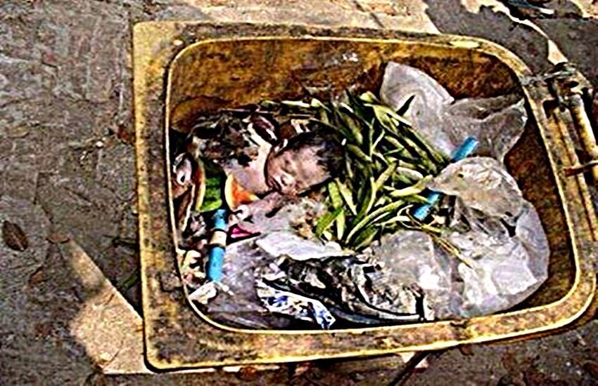 newborn baby Girl, girl child, delhi woman commission, girl child future, dustbin