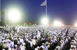 Jamiat conference, Muslim conference,Maulana Mahmood Madani, muslims, islam, Jamiat Ulema-I-Hind conference, Jamiat Ulema-I-Hind, Godhra, Swami Agnivesh, Bharat mata ki jai, gujarat news, जमियत उलेमा ए हिंद, मौलाना महमूद मदनी, गोधरा, स्‍वामी अग्निवेश, मुसलमान, भारत माता की जय
