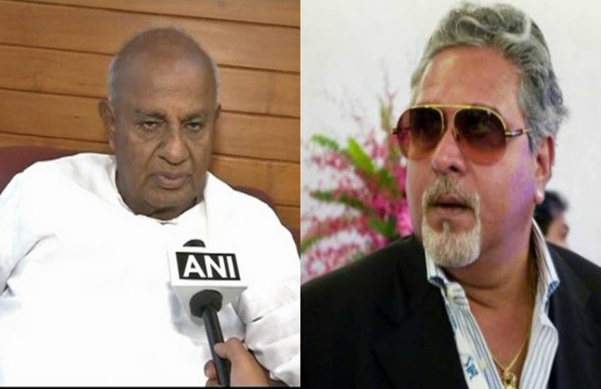 विजय माल्या का सपोर्ट में उतरे पूर्व PM देव गौड़ा