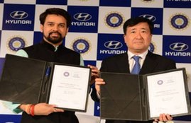 Hyundai India, Hyundai partners with BCCI, Board of Control for Cricket in India, BCCI, ,lifestyle and leisure ,cars ,sport ,cricket