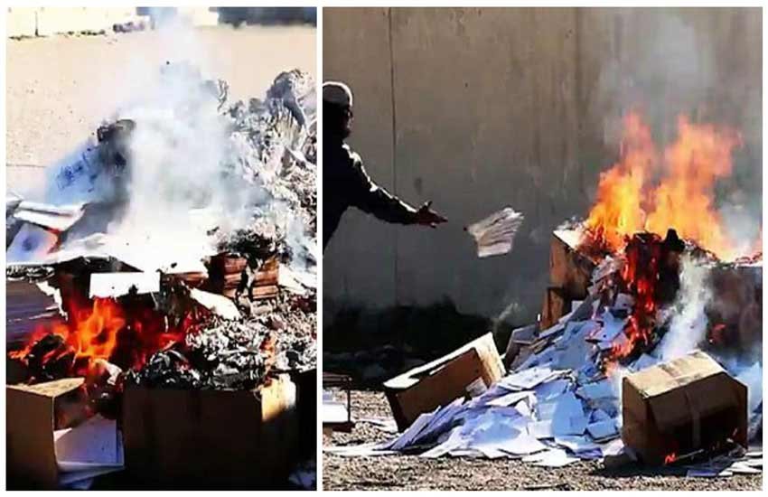 ISIS, ISIS burns Christian books, islamic state in Mosul, isis news, isis new photos, isis militants
