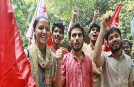 kanhaiya kumar, kanhaiya bail, jnu row, jnu protest, tihar jail, kanhaiya tihar, jnu news, kanhaiya release, kanhaiya kumar news, delhi jnu news, delhi news, india news, kanhaiya kuamr bail, kanhaiya bail, jnu row news