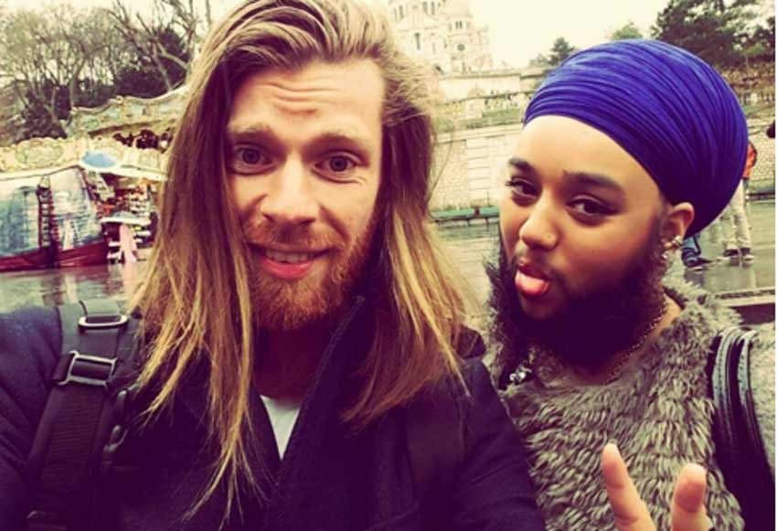 harnaam Kaur, bearded lady, fashion show, instagram, london, marianna harutunian, ramp walk, royal fashion day,london fashion, sikh, body positivity, self-love
