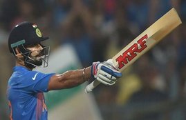 Virat Kohli bat, MS Dhoni, kohli dhoni bat, MRF, spartan bat, dhoni earning, kohli earning, MS dhoni endorsements, virat kohli endorsement Chris Gayle, AB de Villiers, bat sticker price, suresh raina bat, ajinkya rahane bat, rohit sharma bat, yuvraj singh, shikhar dhawan, विराट कोहली, एमएस धोनी, धोनी की कमाई, कोहली की कमाई, कोहली विज्ञापन, कोहली बल्‍ला