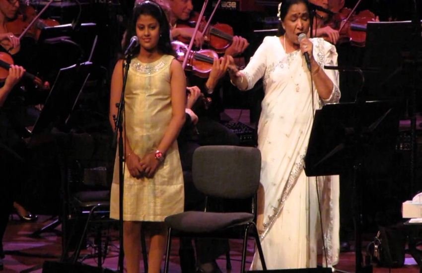 zanai bhosle, zanai bhosle songs, asha bhosle, asha bhosle;s granddaughter, zanai bhosle songs, asha bhosle zanai bhosle, zanai bhosle news, zanai bhosle latest news, entertainment news