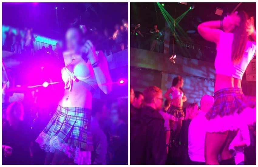 women in games, microsoft, xbox, about ethics in catholic schoolgirl outfits, brianna wu, Microsoft featuring half naked female dancers, dressed schoolgirl, costumes, Xbox,event