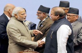 Saarc satellite project, Pakistan, India, Saarc countries, Narendra Modi, Saarc Council of Ministers meeting, Pakistan, SAARC satellite, Pokhara, Sushma Swaraj, Sartaj Aziz, Nawaz Sharif, सार्क सैटेलाइट प्रोजेक्‍ट, सार्क देश, भारत पाकिस्‍तान, पीएम मोदी