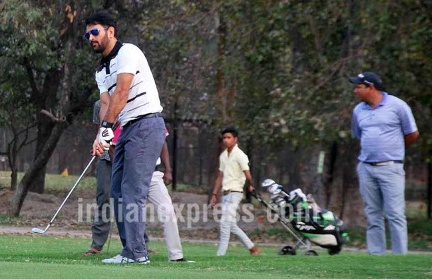 MS Dhoni, MS Dhoni India, MS Dhoni Golf, Dhoni golf, Rohit Sharma, Ravi Shastri, Indian cricket team, Team India, Cricket, Dhoni golf photos
