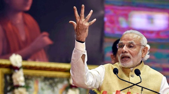 PM मोदी ने किया बाबा साहेब के मेमोरियल का शिलान्यास, बोले- हमें देखते ही कुछ लोगों को आ जाता है बुखार