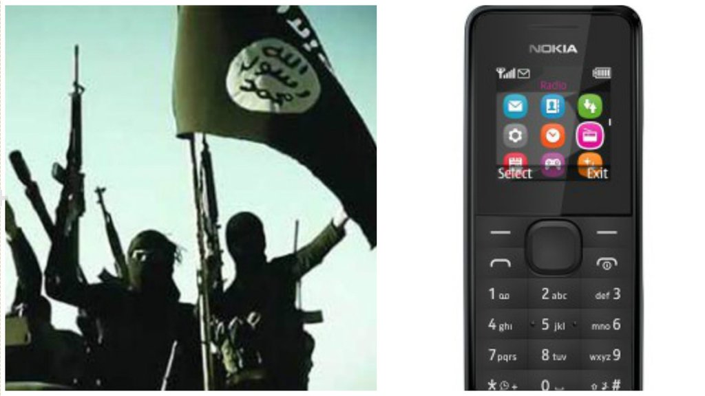 ISIS, Nokia 105, Conflict Armament Research, CAR, ISIS favorite cellphone, ISIS Fighters, Cellphone IED, Bombs Technology, isis news