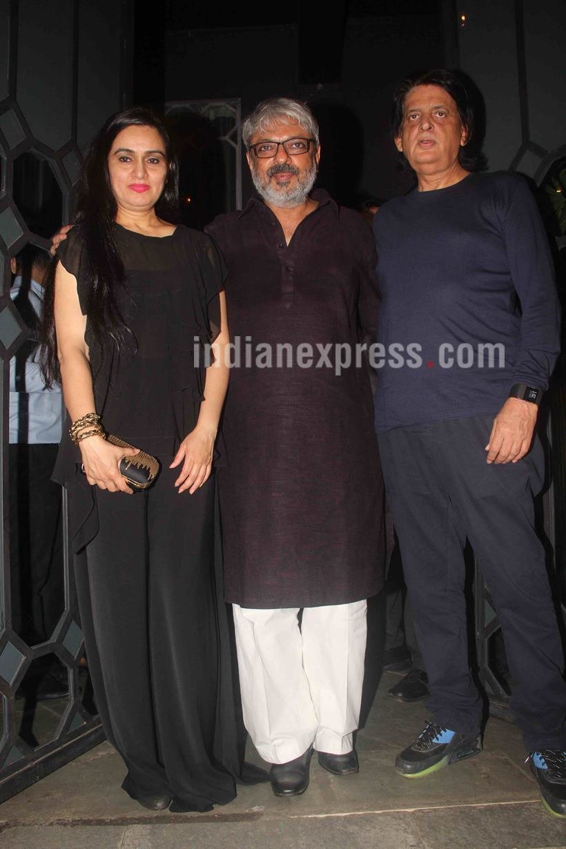 sanjay leela bhansali, srk, shah rukh khan, aishwarya rai bachchan, ranveer singh, rekha, jacqueline, sonam kapoor, huma qureshi, aditi rao hydari, national awards party sanjay leela bhansali, bhansali party srk, srk aishwarya photos