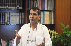 suresh prabhu, indira gandhi, narendra modi, strongest pm, indira strongest pm, prabhu praises indira, womens day, railway minister