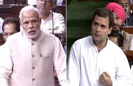Modi, Modi lok sabha, modi speech lok sabha, modi reply parliament, modi rahul gandhi, modi rajiv gandhi, modi indira gandhi