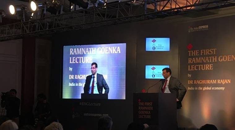 RBI governor Raghuram Rajan, Raghuram Rajan, Ramnath Goenka lecture series, Ramnath Goenka Raghuram rajan, india news