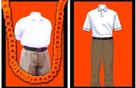 mathematics of RSS New Uniform, RSS new dress code, jansatta article