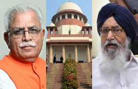 Abhay Singh Chautala,Manohar Lal Khattar,Parkash Singh Badal,Prof Kaptan Singh Solanki,Satluj Yamuna Link Canal,Supreme Court