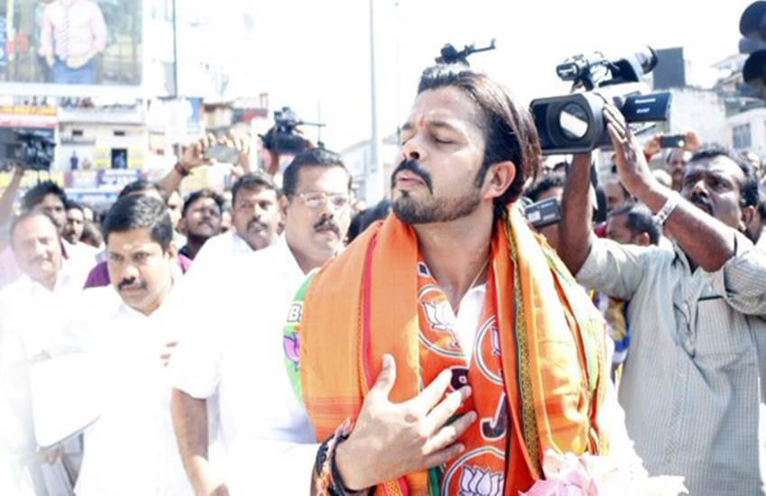 sreesanth, twitter, BJP, sreesanth meme, sreesanth election, sreesanth BJP, kerala assembly election, sreesanth bjp candidate, sreesanth twitter meme, sreesanth political campaign, श्रीसंत, भाजपा, केरल विधानसभा चुनाव, श्रीसंत का उड़ा मजाक
