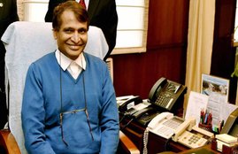 suresh prabhu, rail minister, rail ministry, meerut railway junction, suresh prabhu news