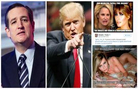 Ted Cruz, Donald Trump, Ted Cruz wife, Trump wife, Trump Cruz wives spat, america president election, international news, Donald Trump Wife, photos donald trump wife, trump wife, malenina, malenina bold pics, bold pics of Donald trump wife, us election 2016, us election 2016 polls, donald trump poll, donald trump poll, डोनाल्‍ड ट्रंप, अमेरिकी राष्‍ट्रपति चुनाव, मेलेनिया ट्रंप