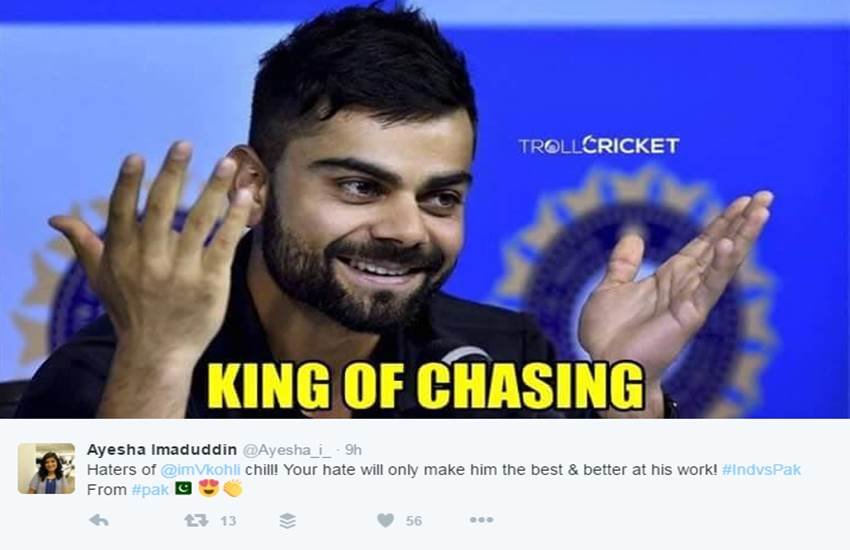 India vs Pakistan: जीत के बाद अनुष्‍का ने किया विराट कोहली को मैसेज, देखें फैंस कैसे कर रहे Salute
