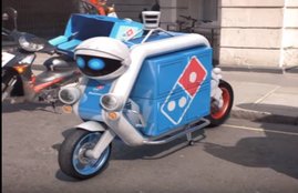autonomou, autonomous vehicles, dominos, pizza-delivery, pizza delivery robot, pizza delivery robot photos, pizza delivery robot gallery