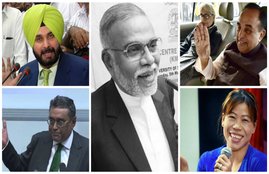 Rajya Sabha nominations, rajya sabha navjot singh sidhu, subramanian swamy rajya sabha, suresh gopi rajya sabha, rajya sabha nominations list, navjot singh sidhu, Subramanian Swamy,Narendra Jadhav, Swapan Dasgupta, Mary Kom,Suresh Gopinath, india news, Subramanian Swamy news, navjot singh sidhu news, Suresh Gopi news, Mary Kom news, Narendra Jadhav news, Swapan Dasgupta news, Rajya Sabha news, how to people nominate for rajyasabha, bjp govt, narendra modi, modi govt