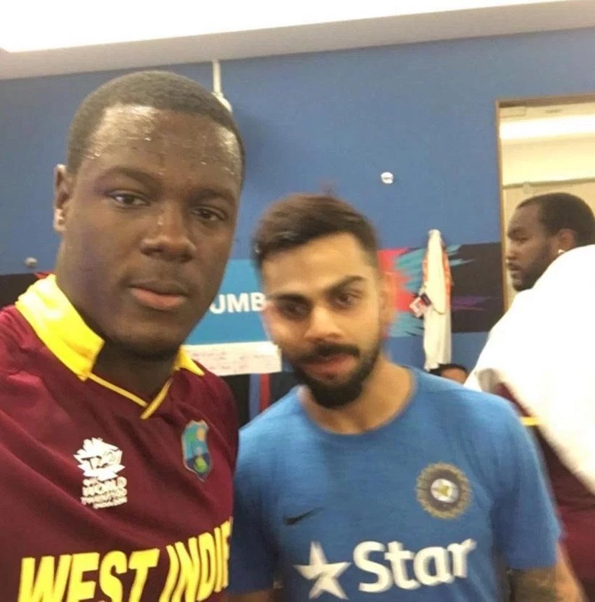 Virat Kohli, MS Dhoni, West Indies dressing room, West Indies Kohli pictures, Chris Gayle, Gayle Kohli, Dhoni Bravo, Cricket News, Cricket