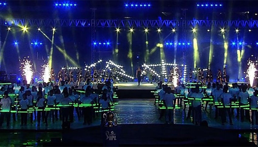 Bollywood personalities, English pop band TBC, IPLSeason 9, Indian Premier League, IPL opening ceremany, Jacqueline Fernandez, Yo Yo Honey Singh, Katrina Kaif, Ranveer Singh, Ferriswheel Entertainment, Wankhede Stadium, Mumbai Indians, Rising Pune Supergiants