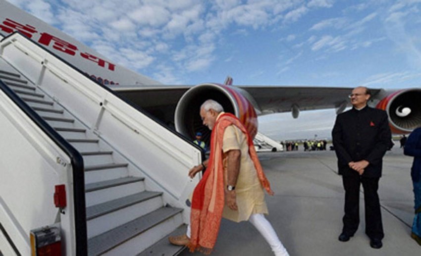 Narendra Modi, Air India One, pm modi daily schedule, modi daily routine, air India One, modi trip to trips to Belgium, US, Saudi Arabia, Washington, Riyadh, modi foreign trips, Washington DC, modi life, modi personal life