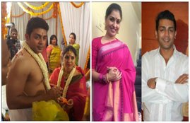 anu prabhakar,raghu mukherjee, anu prabhakar marries raghu mukherjee, actor raghu mukherjee wedding, anu prabhkar wedding, kannada celebrity wedding, anu prabhakar marriage pic, anu prabhakar raghu mukherjee wedding pic, kannada celebrity news, anu prabhakar latest news in hindi, raghu mukherjee latest news in hindi