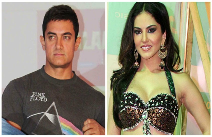 आमिर खान ने कहा है उन्हें खुशी होगी सनी लियोनी के साथ काम करने में। (FILE PHOTO)