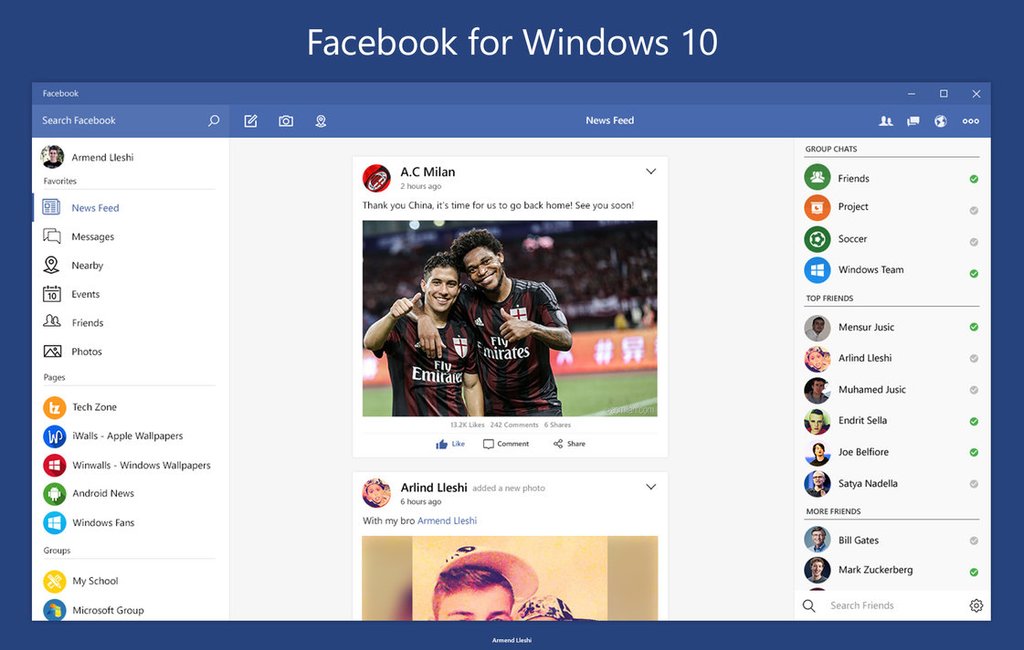 facebook, windows 10, facebook for windows 10, messenger for windows 10, instagram, instagram for windows 10 mobile, social apps, tech news, technology