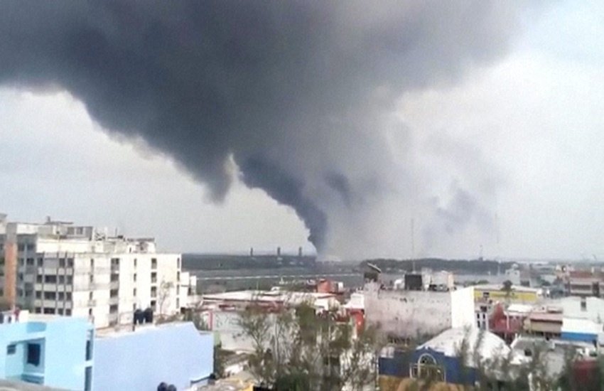 Mexico oil plant, Mexico oil plant explosion, Mexico plant explosion, explosion Mexico plant