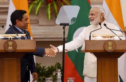 भारत और मालदीव में सहयोग बढ़ाने के लिए पांच समझौते