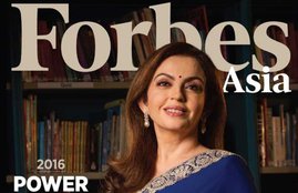 Forbes, Forbes Asia's Power Businesswomen 2016, Businesswomen List, Businesswomen List 2016, Nita Ambani, Chanda Kochhar, Power Businesswomen List, Power Businesswomen List 2016, Forbes Power Businesswomen, Forbes Power Businesswomen 2016, Forbes Asia, Forbes Asia top women list, Forbes Asia Businesswomen List, Chanda Kochhar ICICI