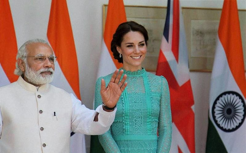 Prince Williams, Catherine, Kate Middleton, Prince Wiiliams india visit, Narendra Modi, Prime minister Narendra Modi, PM Modi, Kate Middleton meets Modi, Prince williams Modi, Modi Prince williams, Prince williams at india gate, Prince williams in New Delhi, Duchess of Cambridge, india news