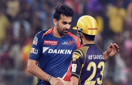 IPL 2016, IPL 9, Zaheer Khan, delhi daredevils, Kolkata Knight Riders, KKR vs DD, Cricket