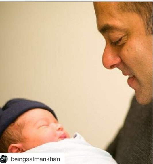 Salman Khan, Arpita Khan Sharma, Aayush Sharma, baby boy, Ahil, newborn baby, discharged from hospital, Mumbai, Khar, Hinduja Healthcare Hospital, new car, gift, Instagram photos, pictures, baby Ahil photos, Bollywood news