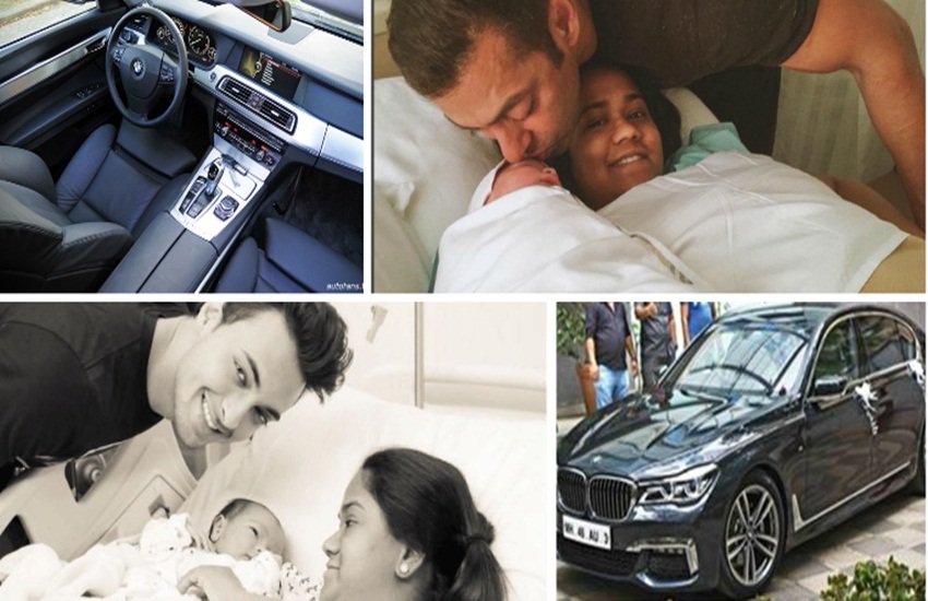 Salman Khan, Arpita Khan Sharma, Aayush Sharma, baby boy, Ahil, newborn baby, discharged from hospital, Mumbai, Khar, Hinduja Healthcare Hospital, new car, gift, Instagram photos, pictures, baby Ahil photos, Bollywood news