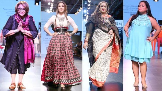 sunny leone, helen, bharti singh, laxmi narayan tripathi, suman sharma, lfw summer resort, fashion breaking stereotypes, Lakme Fashion Week 2016 , Lakme Fashion Week 2016 photos, Lakme Fashion Week 2016 gallery