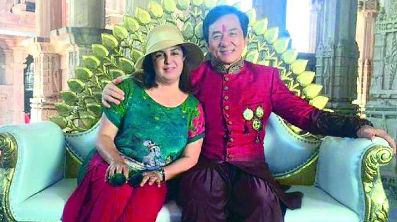 farah khan, farah khan news, farah khan upcoming films, farah khan choreography, farah khan jackie chan, jackie chan india, jackie chan upcoming films, jackie chan kung fu yoga, kung fu yoga news, farah khan jackie chan Photos
