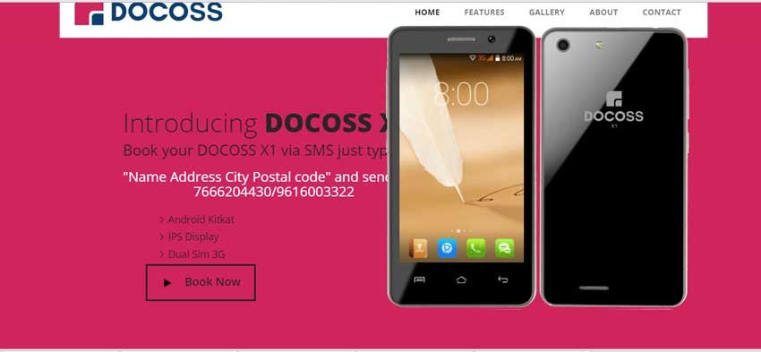 Docoss x1, docoss.com, Docoss, Docoss smartphone, Docoss x1 price, Docoss x1 price india, Docoss x1 features, Docoss x1 specification, Freedom 251, android phone at rs 888, Docoss X1 Rs 888, Docoss X1 Rs 888 booking, Docoss X1 booking, Docoss X1 online booking, Rs 888 mobile, Docoss mobile