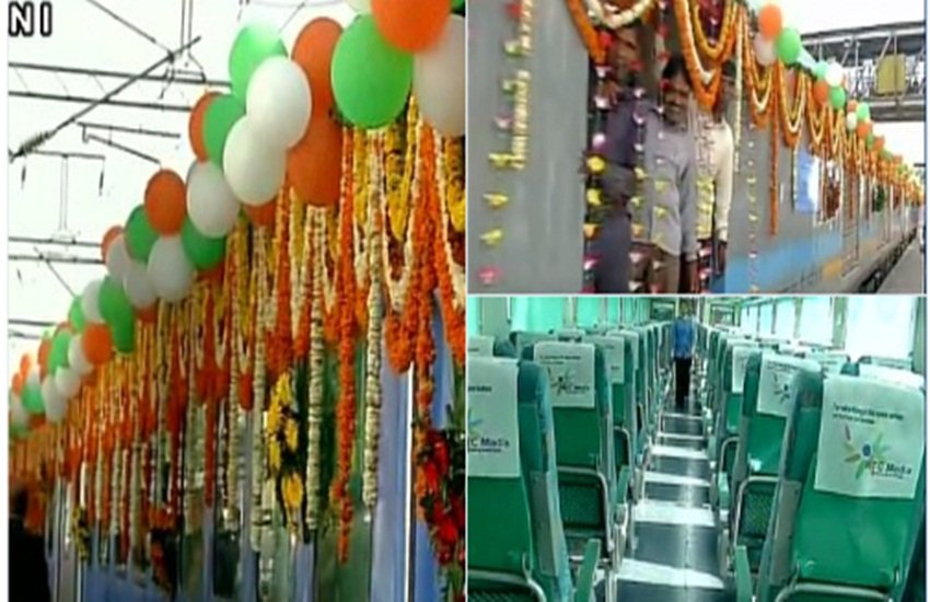 gatimaan express, gatimaan train, gatimaan flag off, india's fastest train, gatimaan express route, gatimaan express timings, gatimaan express train number, delhi agra gatimaan express, india fastest train, gatimaan express fencing, gatimaan express news, gatimaan express train number, semi-bullet train, indian railway, gatimaan express launch, gatiman express latest news, gatimaan express speed, railways board chairman, indian railways, indian trains, india news, latest news, Gatiman express Photos