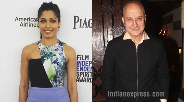 Freida Pinto, Anupam Kher, Love Sonia, Love Sonia cast, Anupam Kher FILM, Anupam Kher freida pinto, Freida Pinto FILM, Freida Pinto UPCOMING FILM, ENTERTAINMENT NEWS