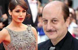 Freida Pinto, Anupam Kher, Love Sonia, Love Sonia cast, Anupam Kher FILM, Anupam Kher freida pinto, Freida Pinto FILM, Freida Pinto UPCOMING FILM, ENTERTAINMENT NEWS