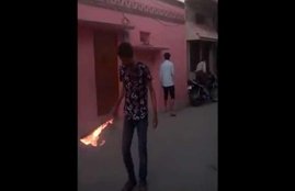 Hyderabad Boy Fire Stunt,School Boy Fire Stunt, teenager fire stunt, student fire stunt, hyderabad stunt, hyderabad student stunt, fire stunt in hyderabad, hyderabad news, Reality TV Show, Reality Show, Stunt For Reality Show, Boy Dies Performing Stunt, Boy Dies Performing Fire Stunt, Hyderabad Police, Boy Burns Self, Boy Immolates Self