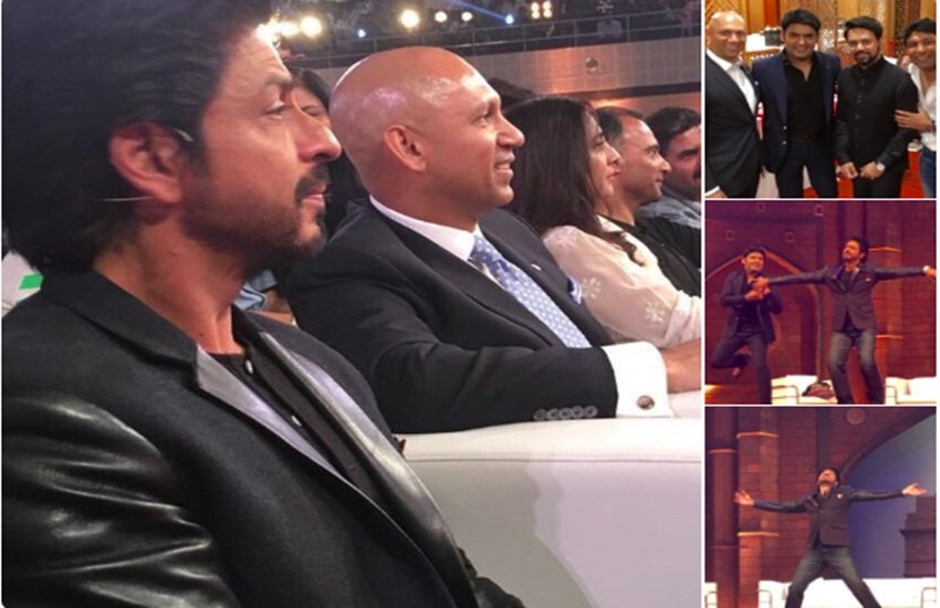 Kapil Sharma, Shah Rukh khan, The kapil Sharma Show, The Kapil Sharma Show live, TKSS, TKSS live, TKSS with SRK, TKSS with SRk live, SRk Kapil Sharma, SRk Kapil, SRK TKSS, SRK TKSS live, Kapil Sharma New Show, The Kapil Sharma Show cast, Sumona Chakraborty, Sunil Grover, Kiku Sharda, Ali Asgar, Chandan Prabhakar, entertainment news, Kapil Sharma-Shah Rukh khan photos, Kapil Sharma, Shah Rukh khan show, kapil sharme new show photos