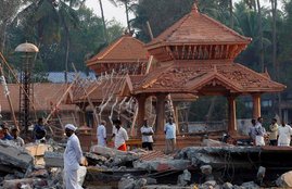 kollam temple, Kerala temple fire, Kerala tragedy, Kollam tragedy, Temple fire victim, Concrete pellets removed, KIMS hospital, Surgical procedures, Puttingal Devi Temple, Puttingal temple fire, Kollam fire victims, 500 gm concrete,