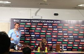 Marlon Samuels, west indies cricket team, world t20 final, t20 world cup, Marlon Samuels shane warne, Marlon Samuels west indies, Marlon Samuels misbehave, Marlon Samuels controversy, मार्लोन सेम्‍युअल्‍स, वर्ल्‍ड टी20 फाइनल, वेस्‍ट इंडीज, इंग्‍लैंड, सेम्‍युअल्‍स विवाद