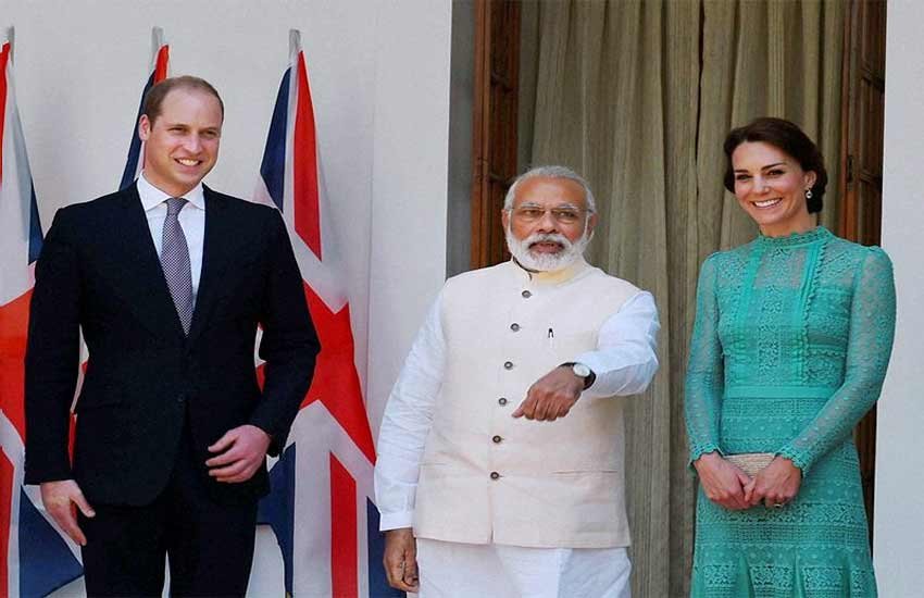 Prince Williams, Kate Middleton, Prince Wiiliams india visit, Kate Middleton meets Modi, Prince williams at india gate, Prince williams in New Delhi, Duchess of Cambridge, india news, kate middleton dress, kate middleton slim figure, kate middleton wears £50 frock, केट मिडलटन, प्रिंस विलियम,